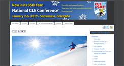Desktop Screenshot of nationalcleconference.com